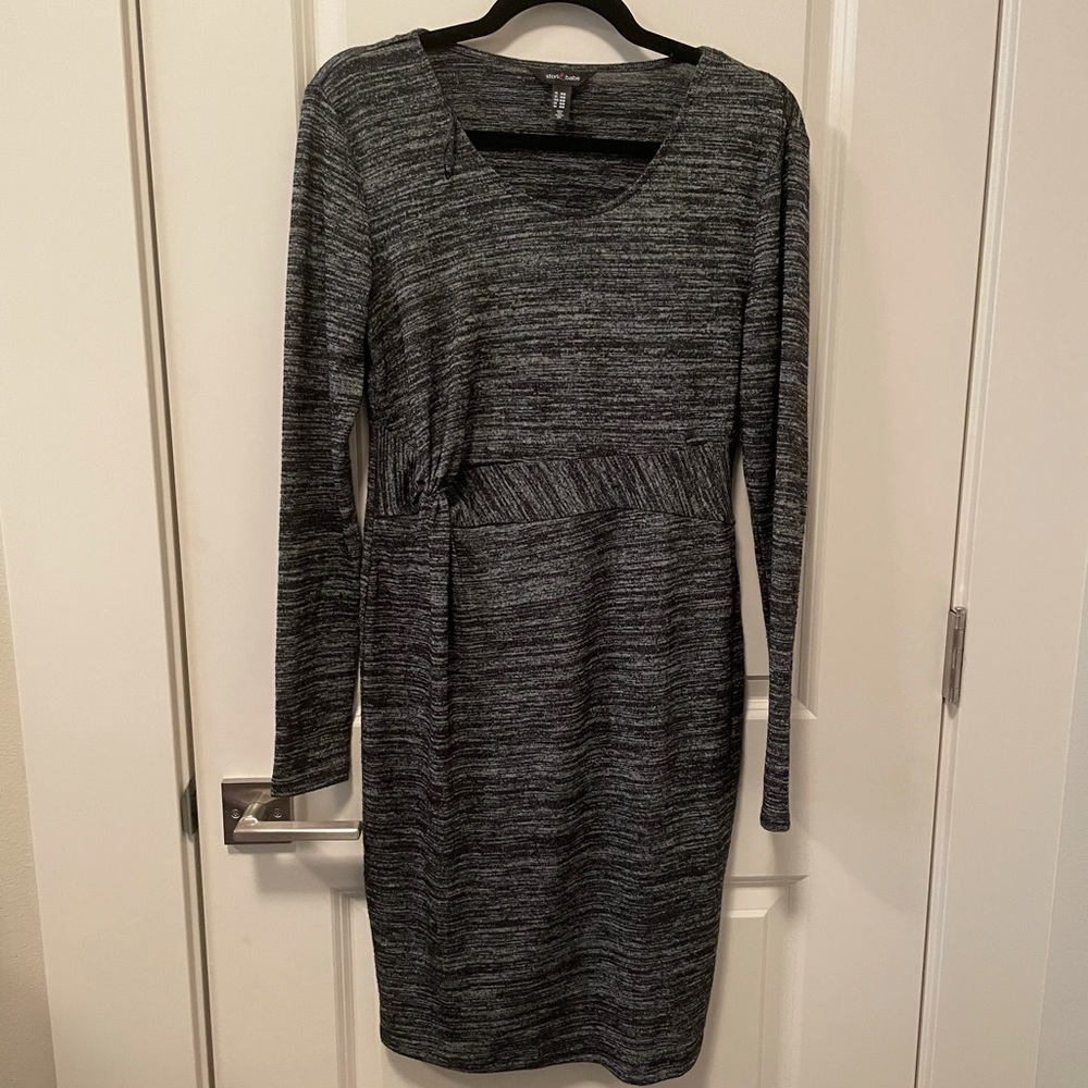 Stork & Babe Front Knot Maternity Dress